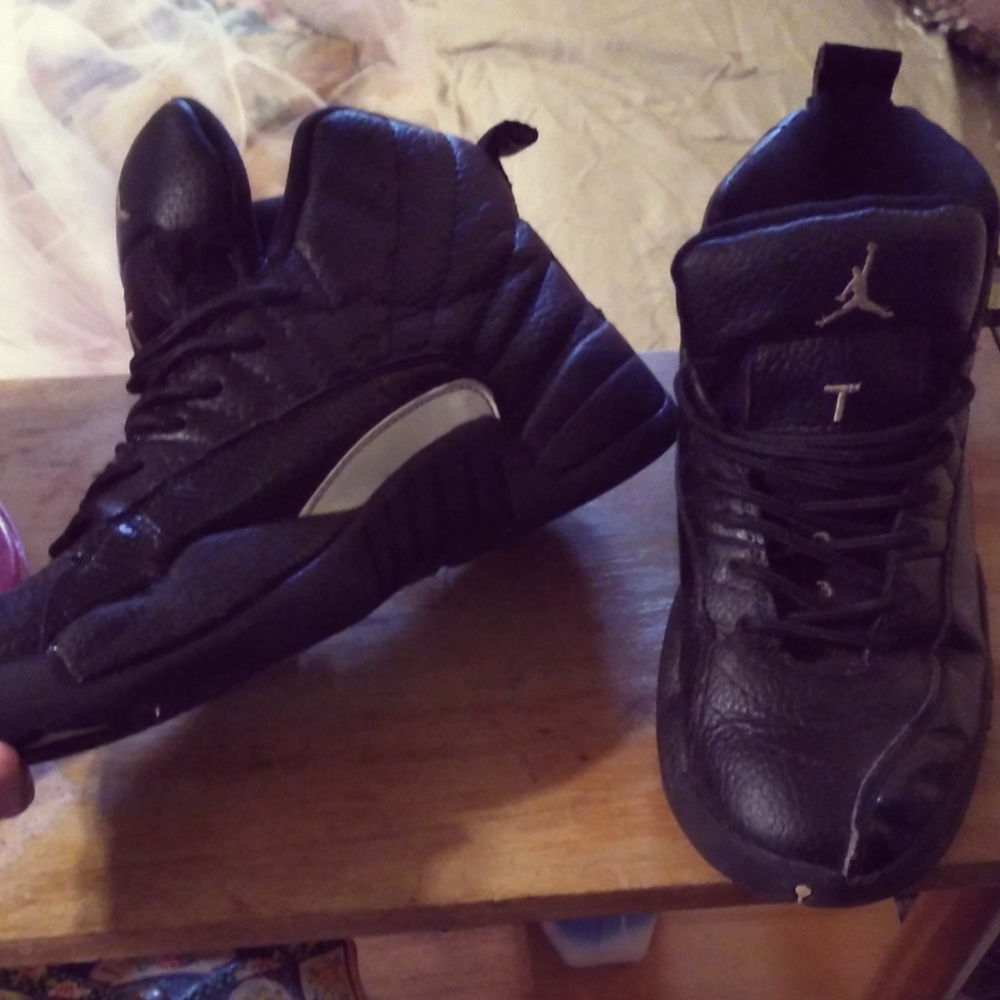Black high top Jordans size 7.5 women's